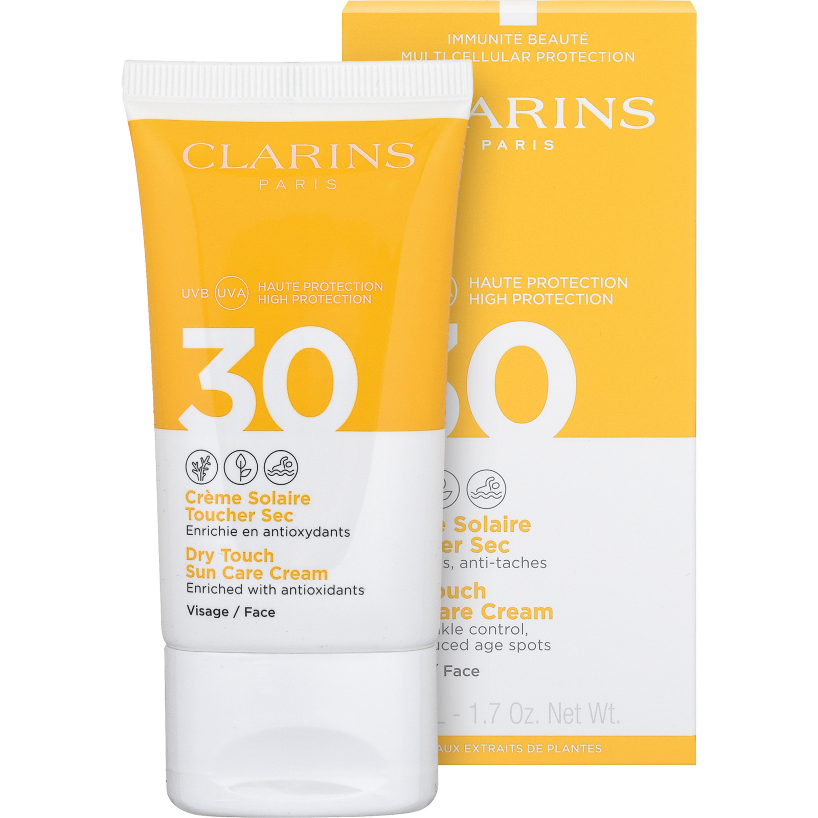 Clarins Dry Touch Sonnencreme Gesicht SPF 30 50 ml