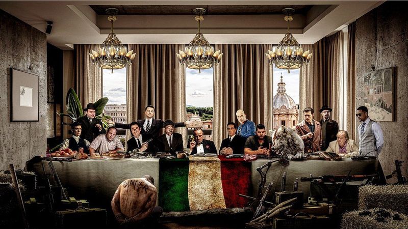Gangsters last supper in Rome