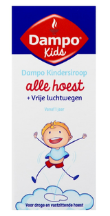Dampo Kindersiroop Alle Hoest   Vrije Luchtwegen 100ML