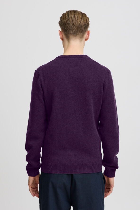 Casual Friday CFKARL crew neck bounty knit Montana grape melange
