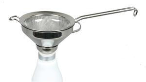 Entonnoir à tamis pour siphon
