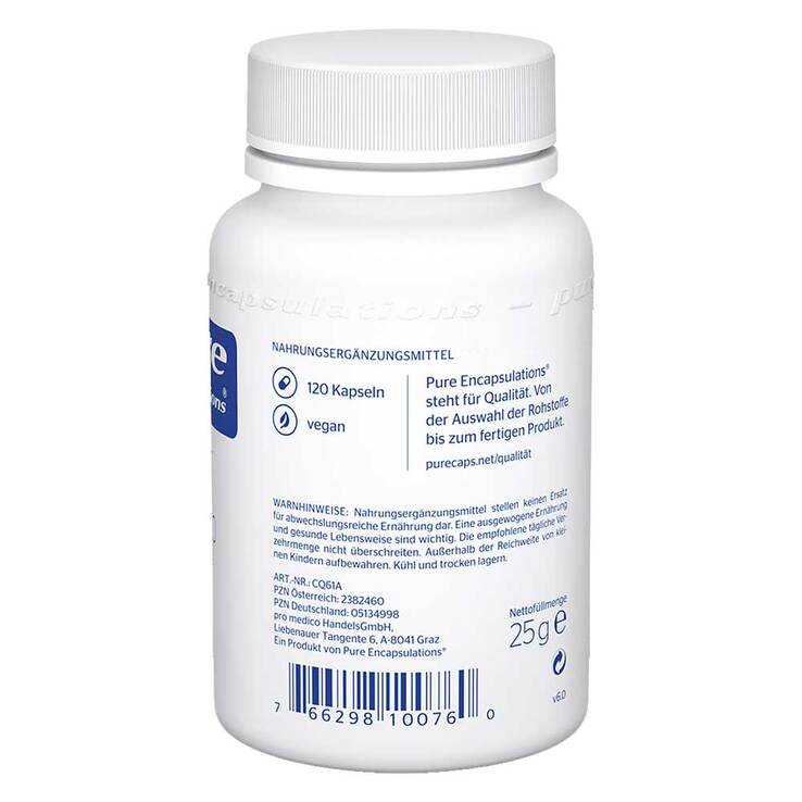 Pure Encapsulations CoQ10 60 mg Kapseln, 120 St
