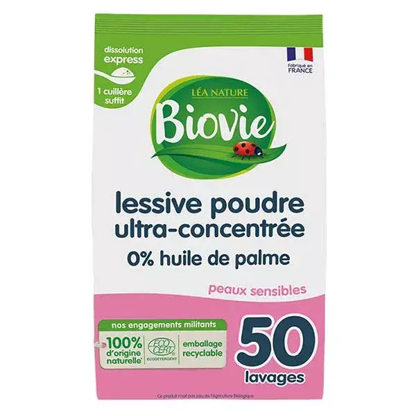 Sabão em pó Biovie para pele sensível 500g