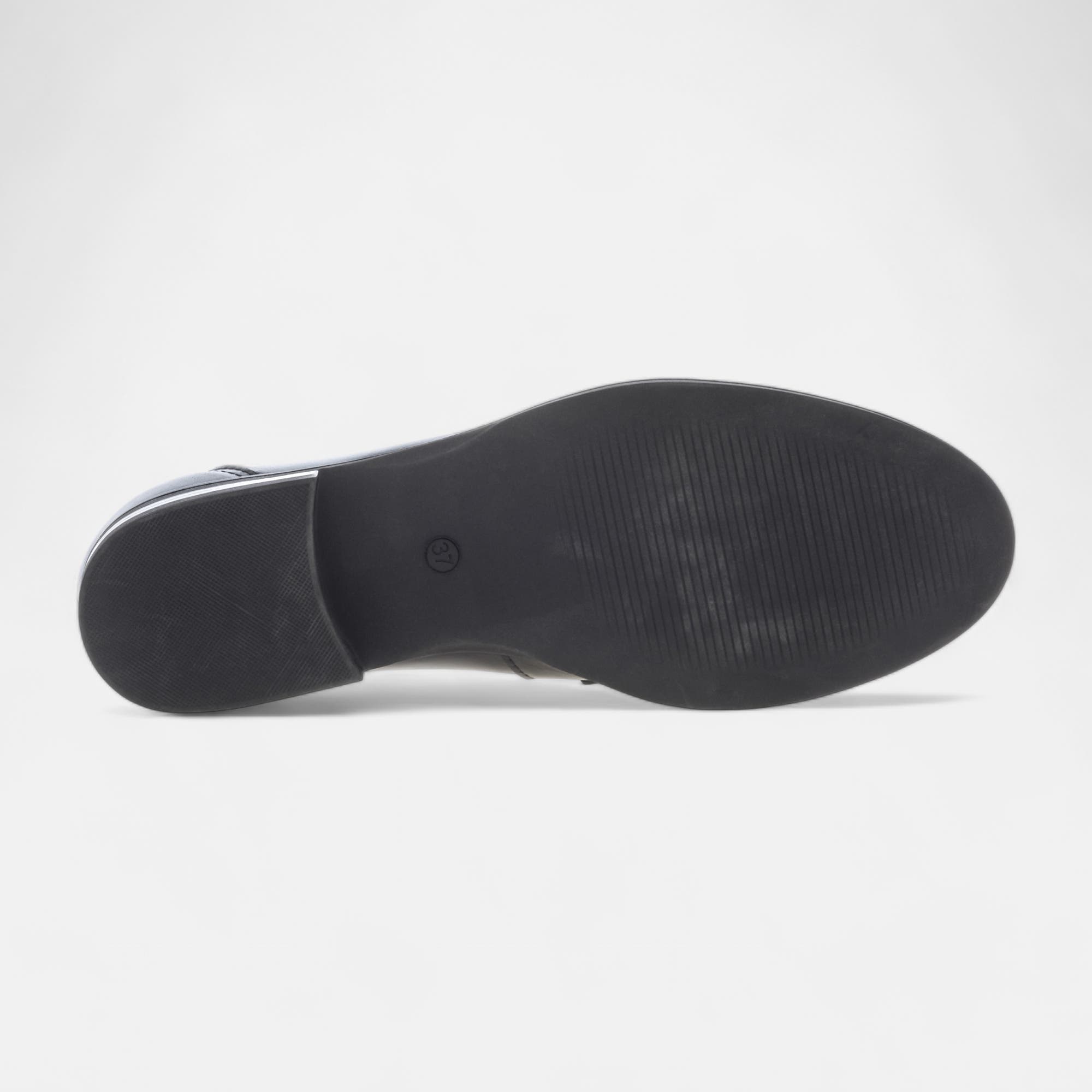 Mocassins Femme en cuir noir