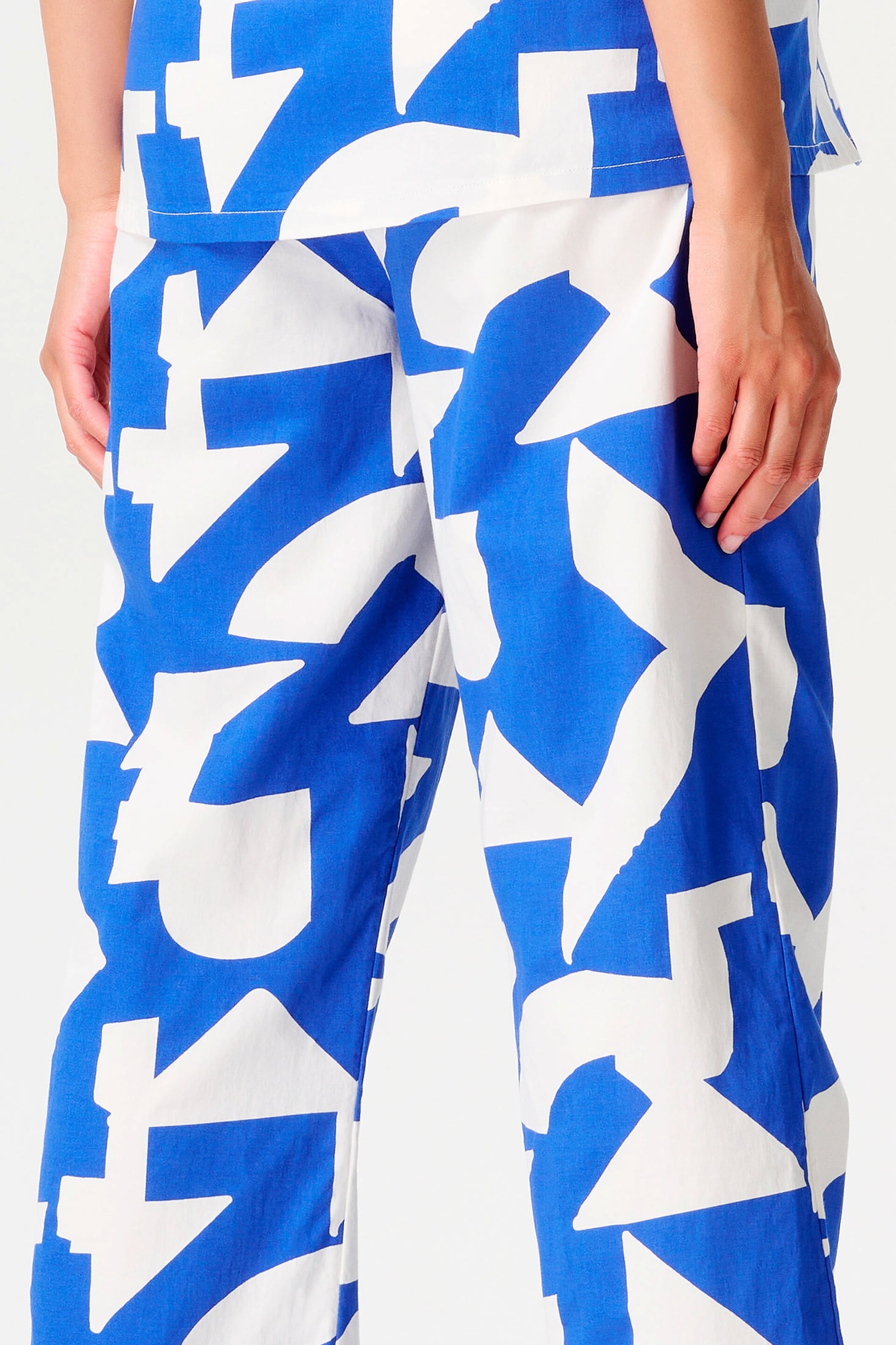 Noppies Maternity Casual Hose Mesa Graphic Blue Print