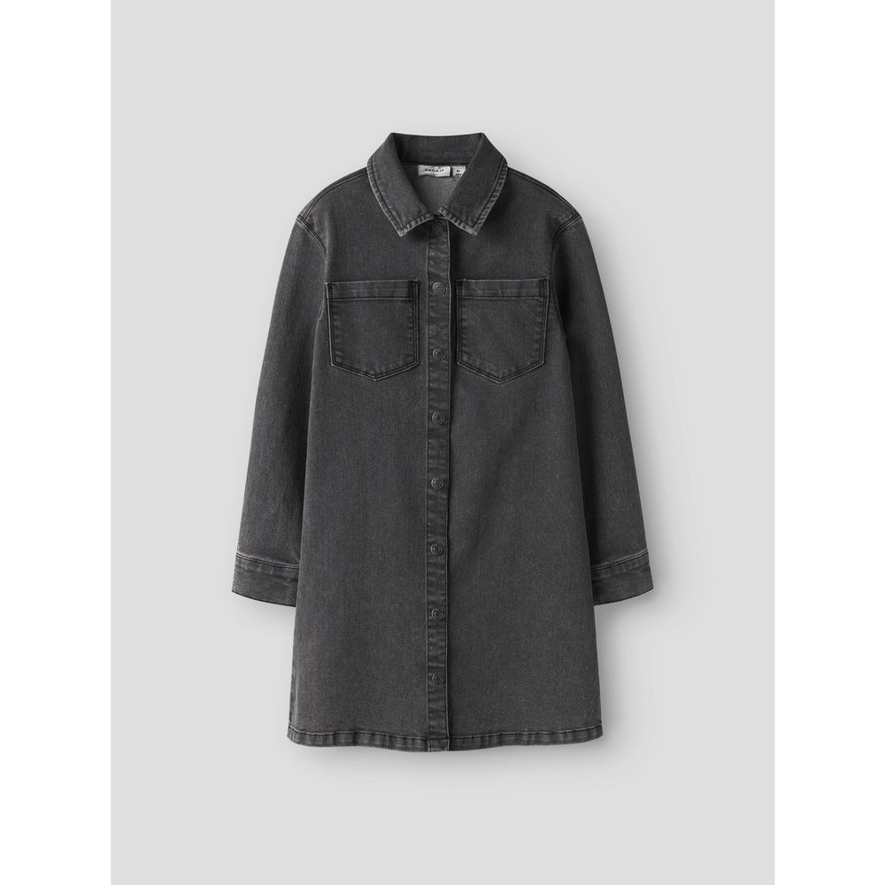 Køb Name It Medium Grey Denim Nkfjeannie Ls Dnm Kjole 2133-Ft B