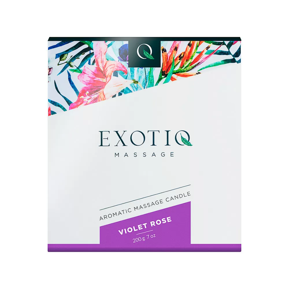Exotiq Massage Candle Violet Rose - 200 g.