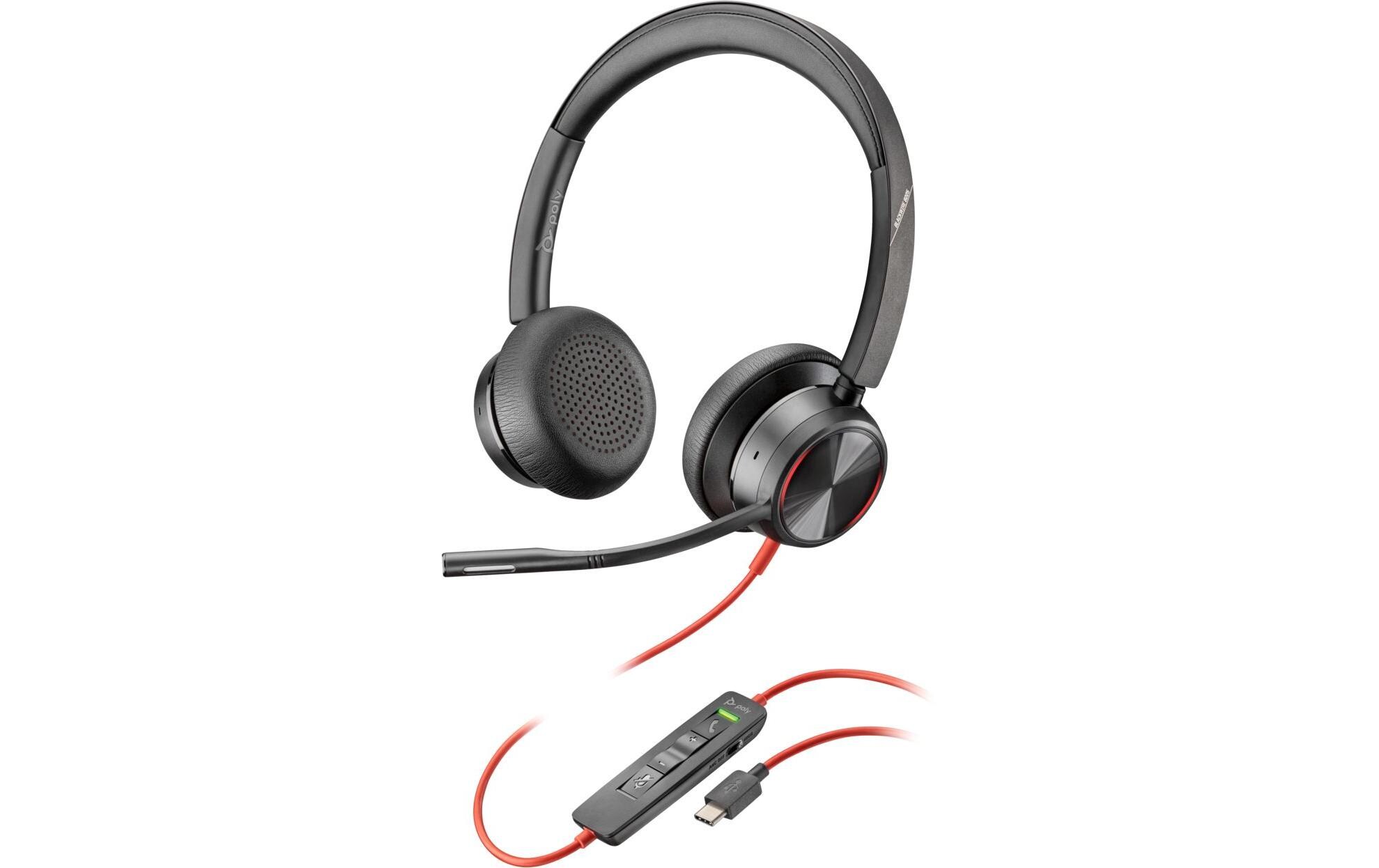 Headset Poly Blackwire 8225 UC USB-A/C<br>Schnurgebundenes Premium Headset von Poly