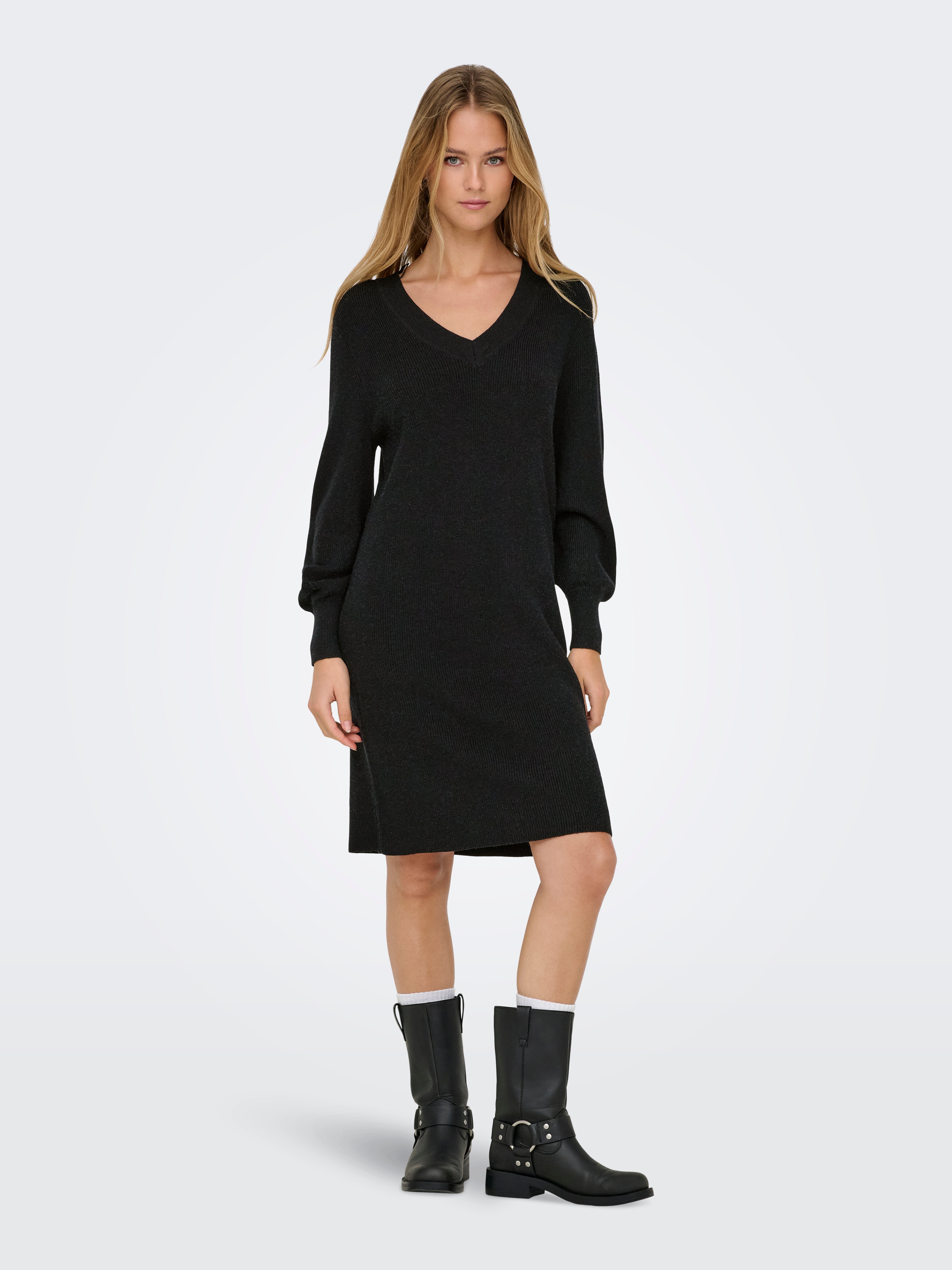 ONLKATIA Midikleid Black