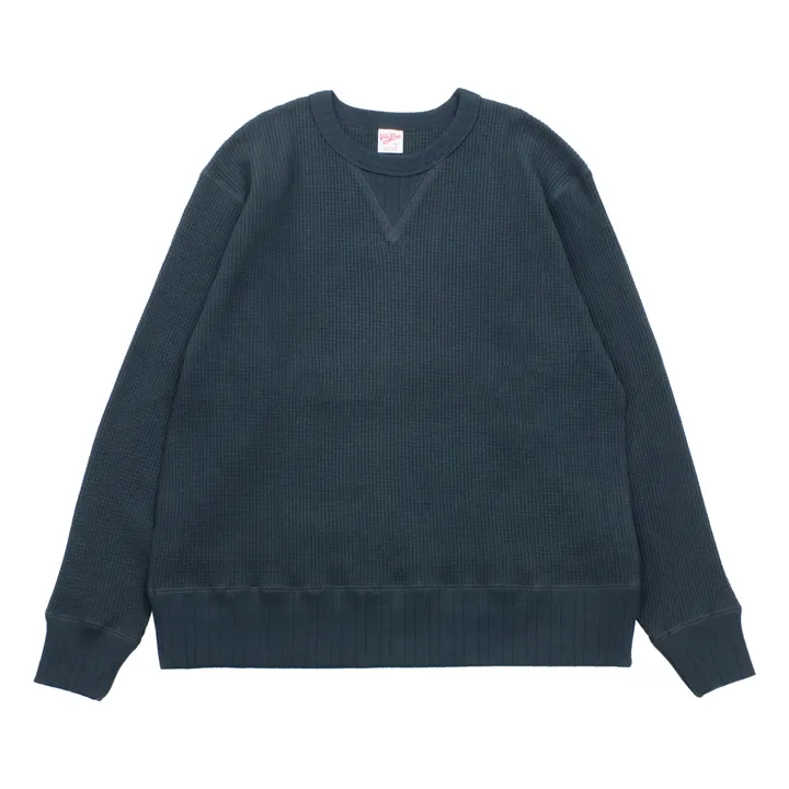 Velva Sheen Sweat Brushed Thermal Coton | Bleu marine