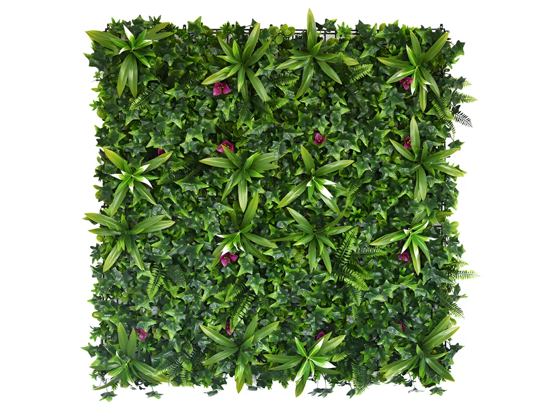 Mur végétal synthétique vert - pack de 1m² - IKAZ