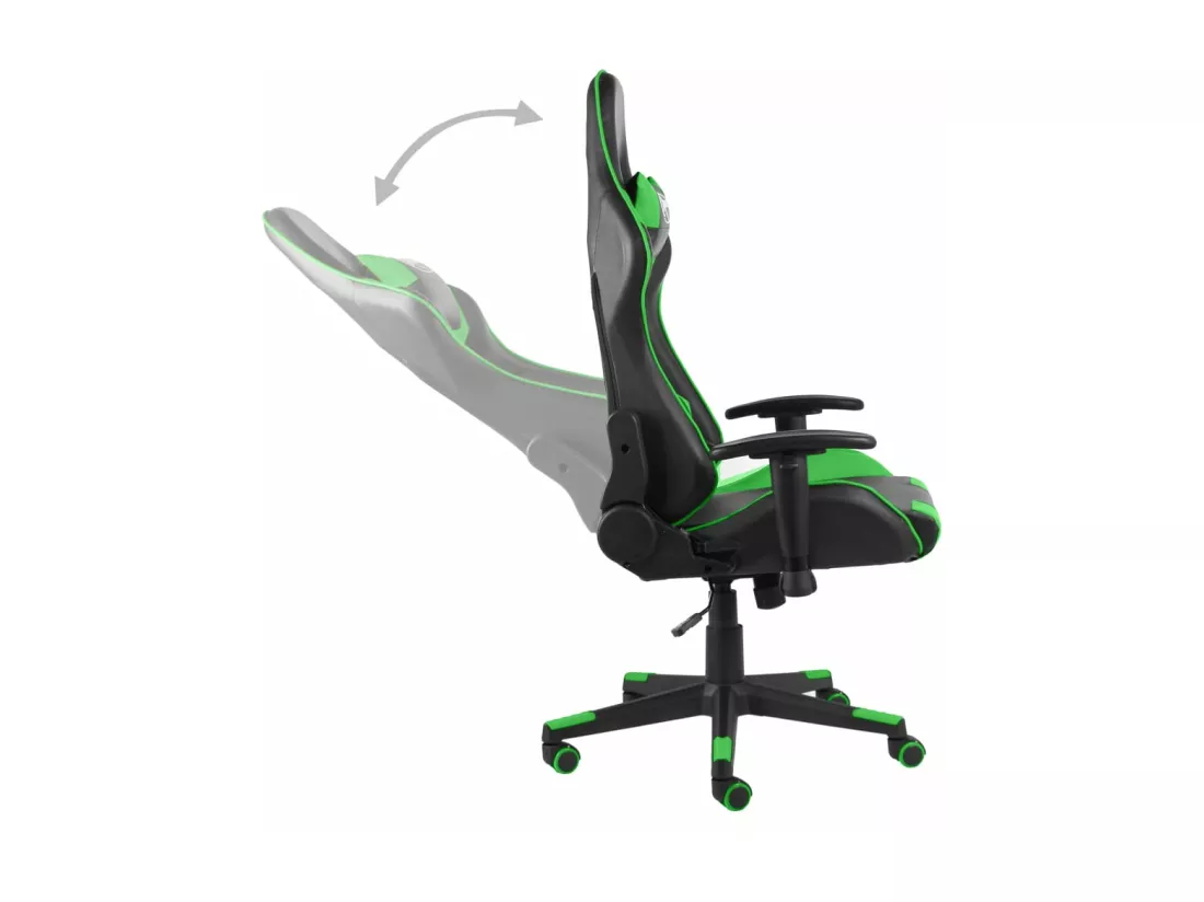 Chaise de jeu pivotante Vert PVC