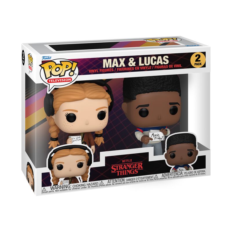 Max & Lucas (2-Pack) - Funko Pop!  | Stranger Things Funko Pop!