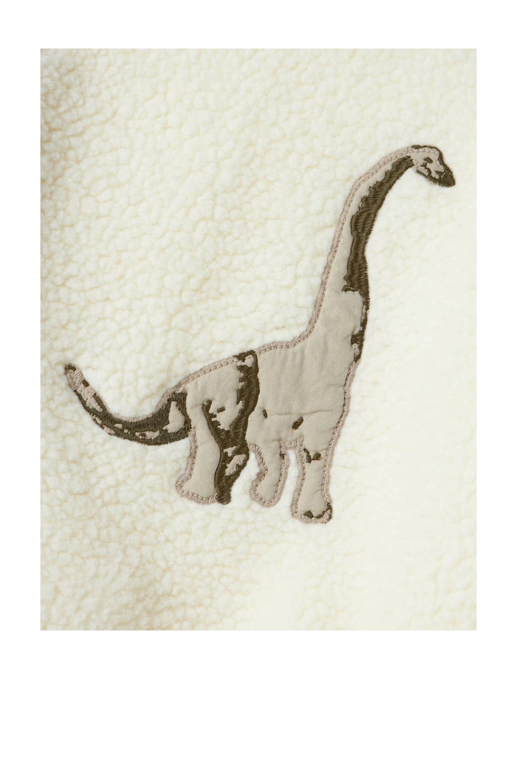 LIL' ATELIER teddy jas offwhite/dino