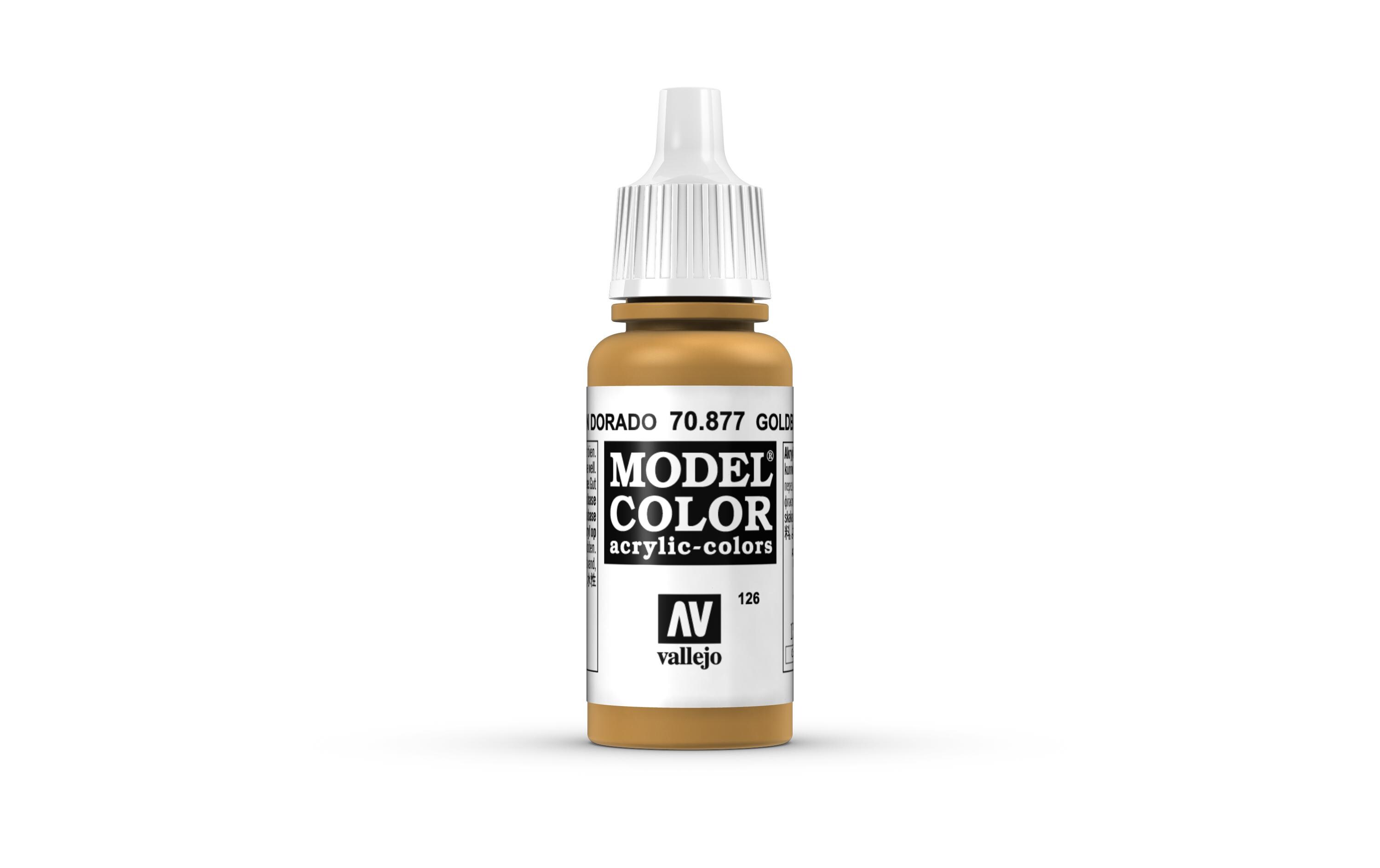 Acrylfarbe Matt, Goldbraun 17 mlModel Color Gold Brown