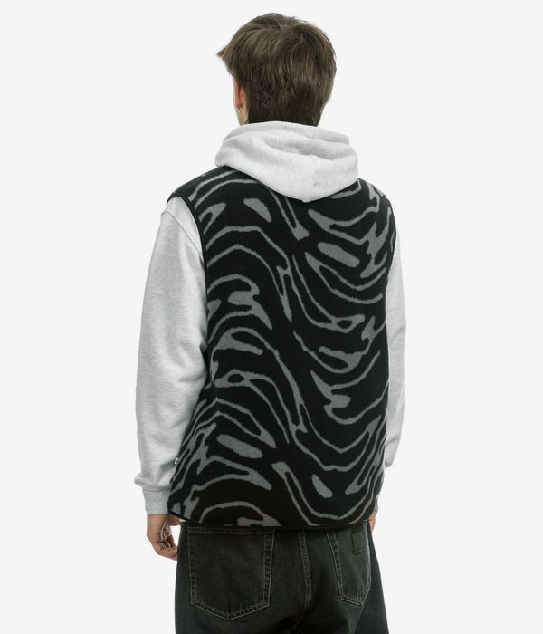 Anuell Majesty Fleece Weste (black grey)