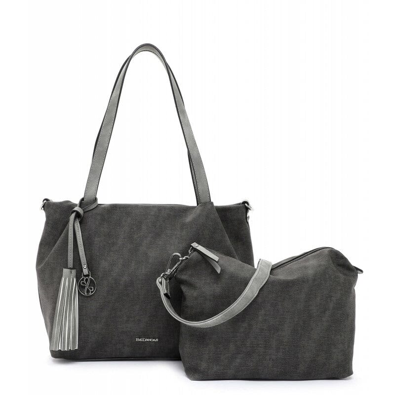 Emily & Noah Elke Bag in Bag Shopper M Grey