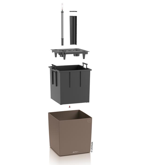 LECHUZA® Kunststoff-Topf Cube, rechteckig