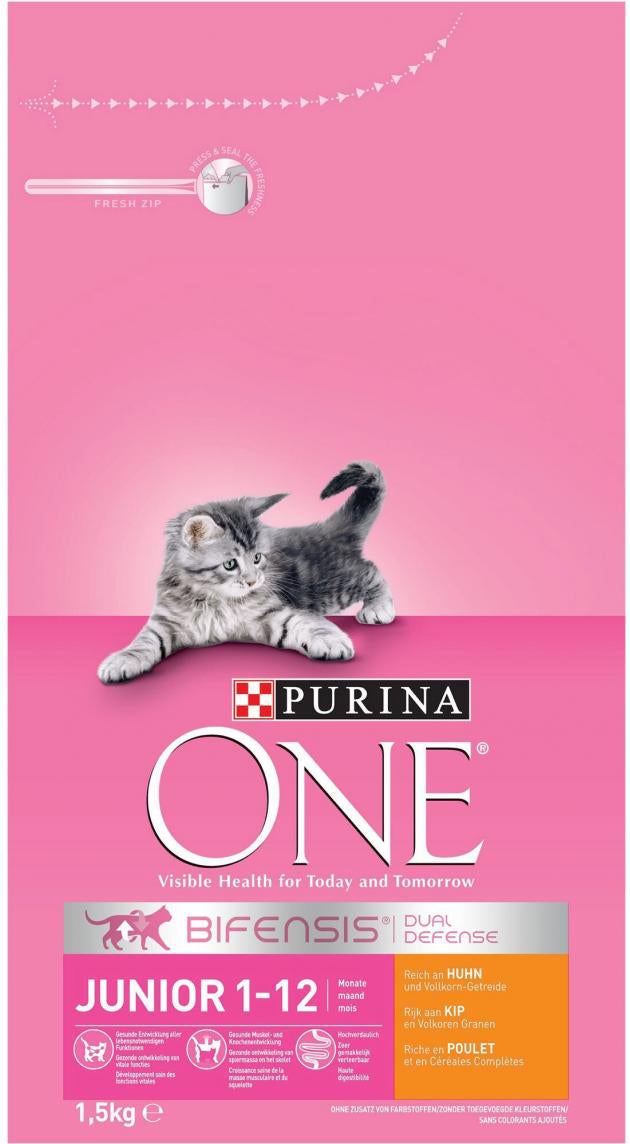 Purina One kattenvoer kip junior 1,5 kg