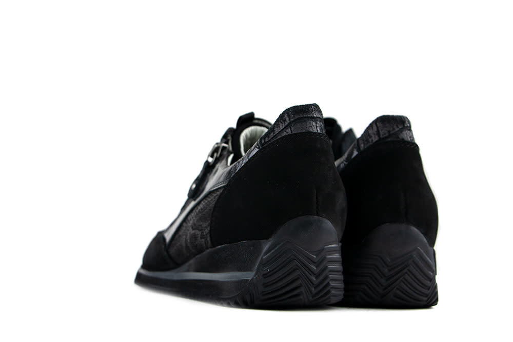 Waldlaufer Sneakers Himona Zwart Snake