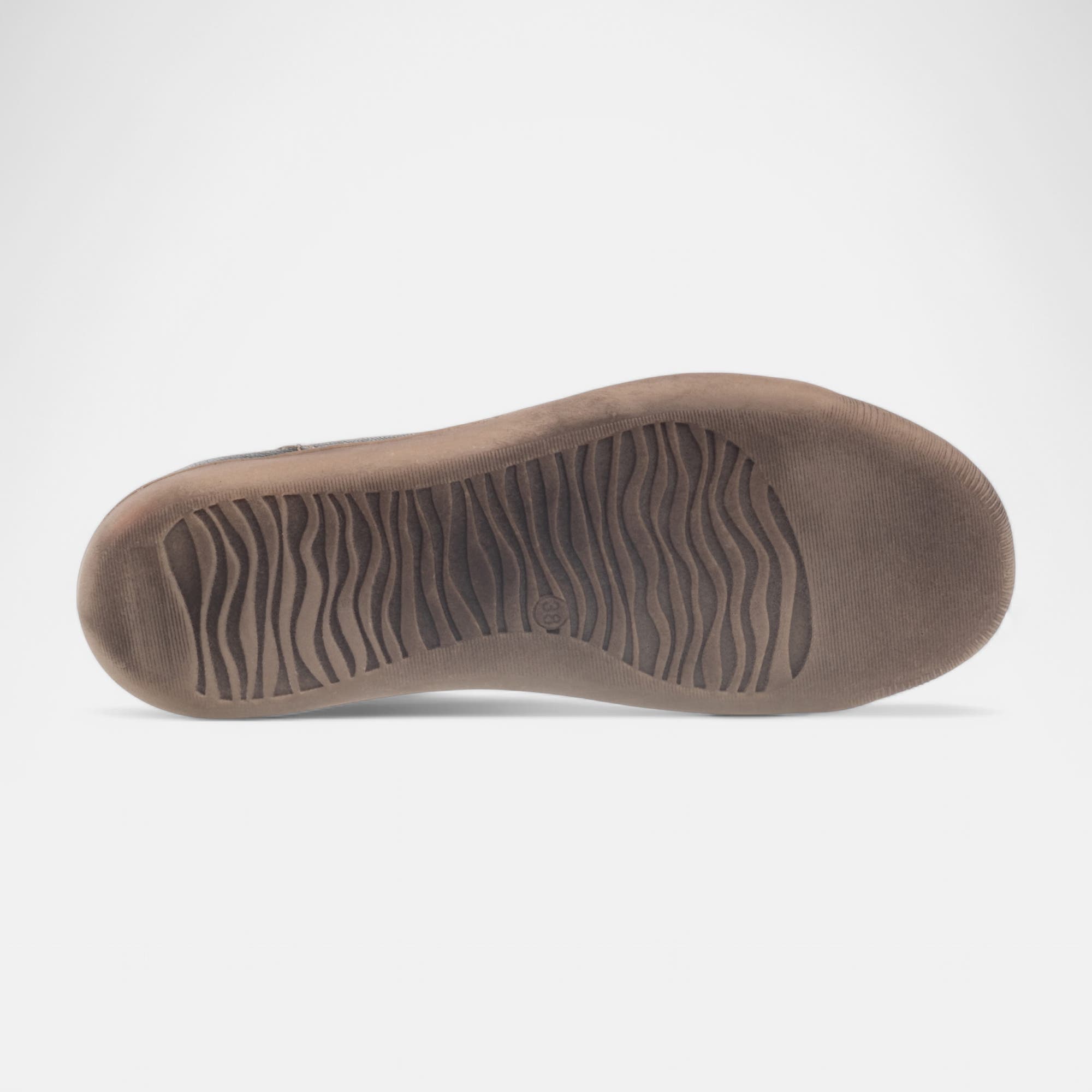 Baskets basses Femme en cuir kaki