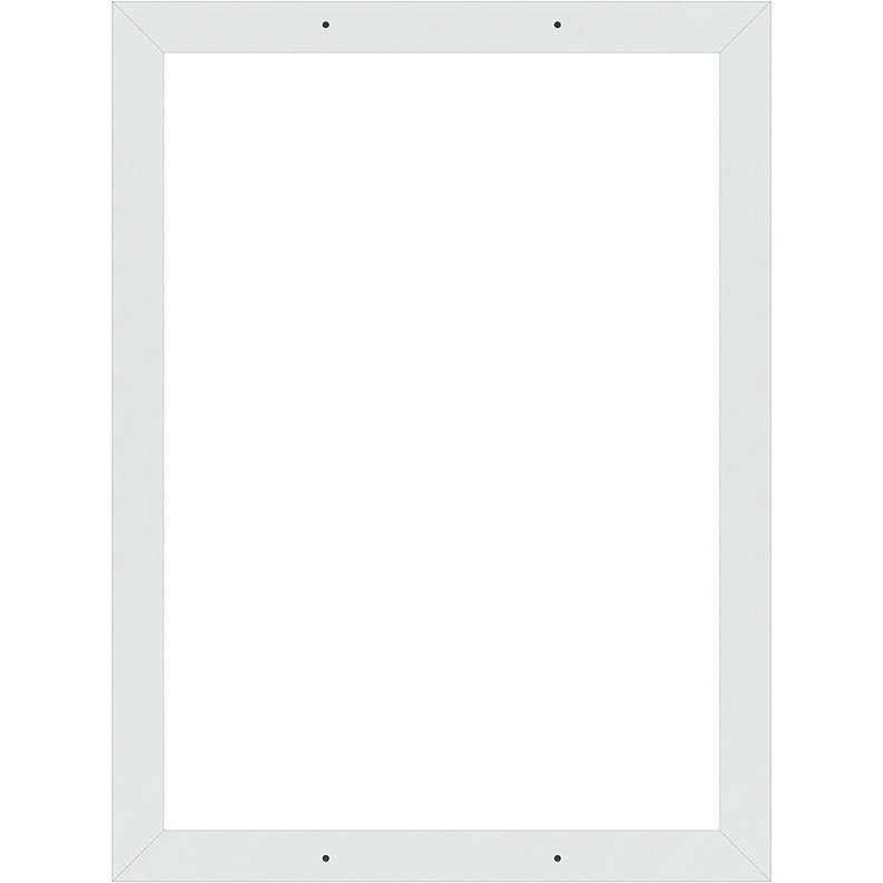 Vitrine d'affichage intérieure fond acier laqué cadre aluminium SCS