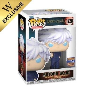 Pop Animation Jujutsu Kaisen Satoru Gojo Unmasked (Ep7) Convention Pop Vinyl Exclusive