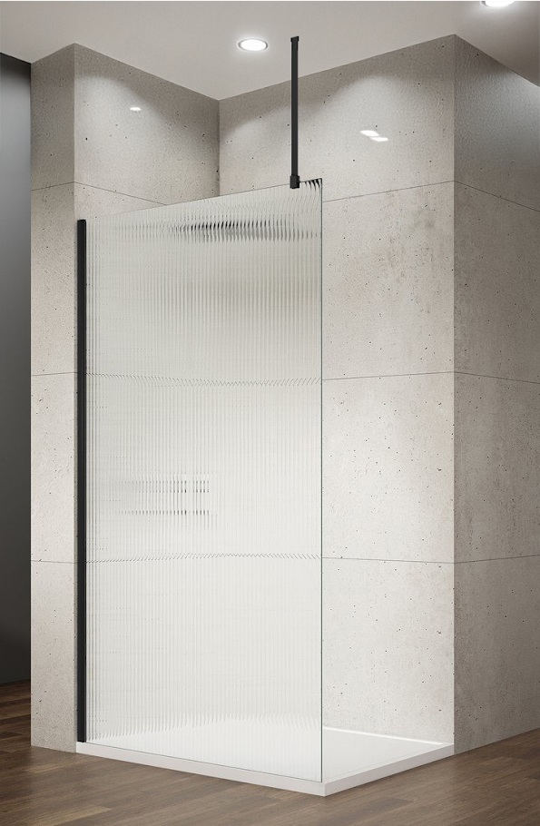 Saniclear Redro glas plafond bevestiging zwart