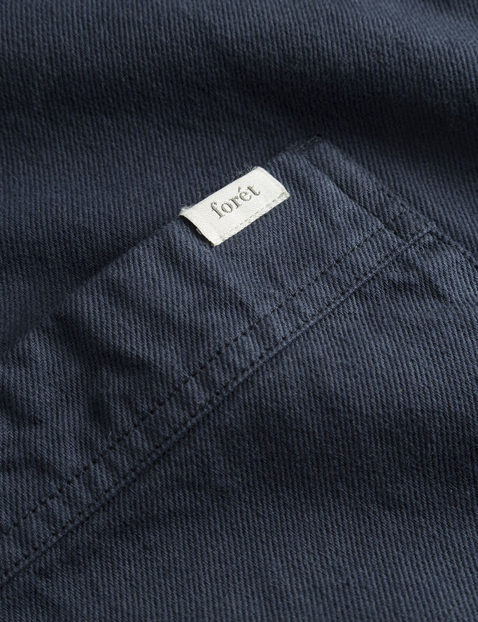 Forét ROWAN OVERSHIRT Washed black den