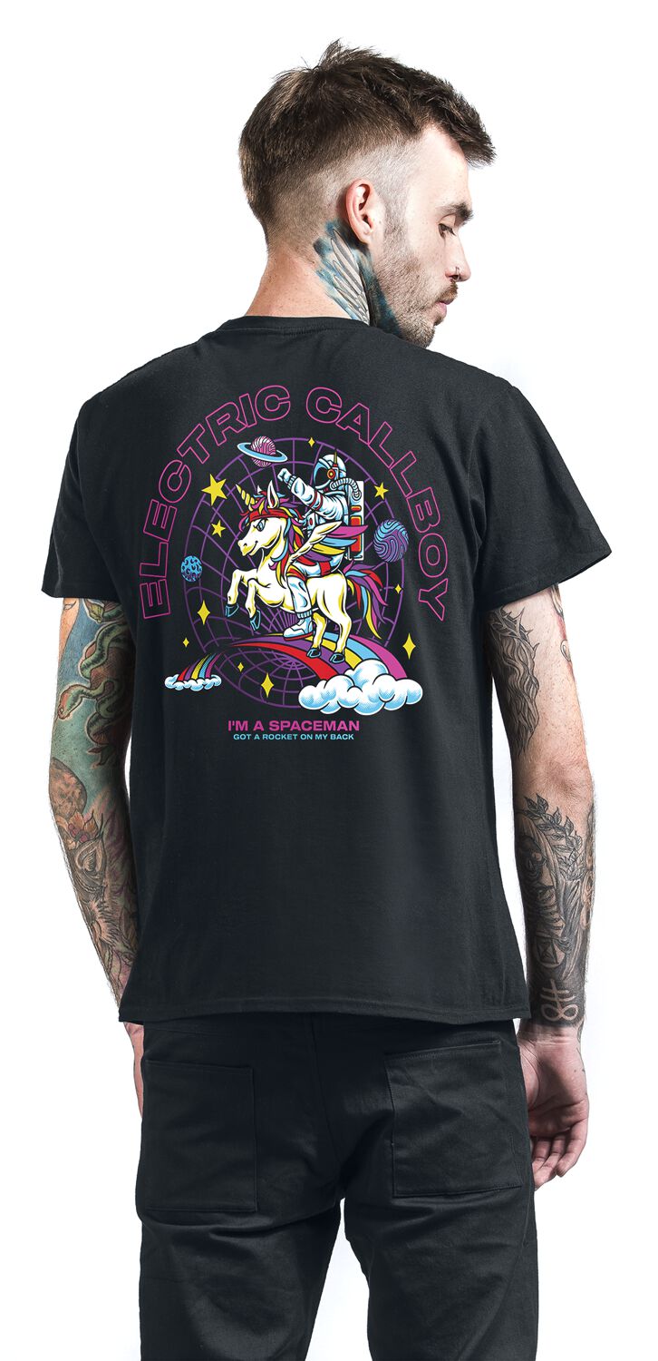 Spaceman Unicorn | Electric Callboy T-Shirt Manches courtes