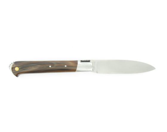 5 Coqs Corne Blonde Couteau de Poche - Le Savoyard par Fontenille Pataud