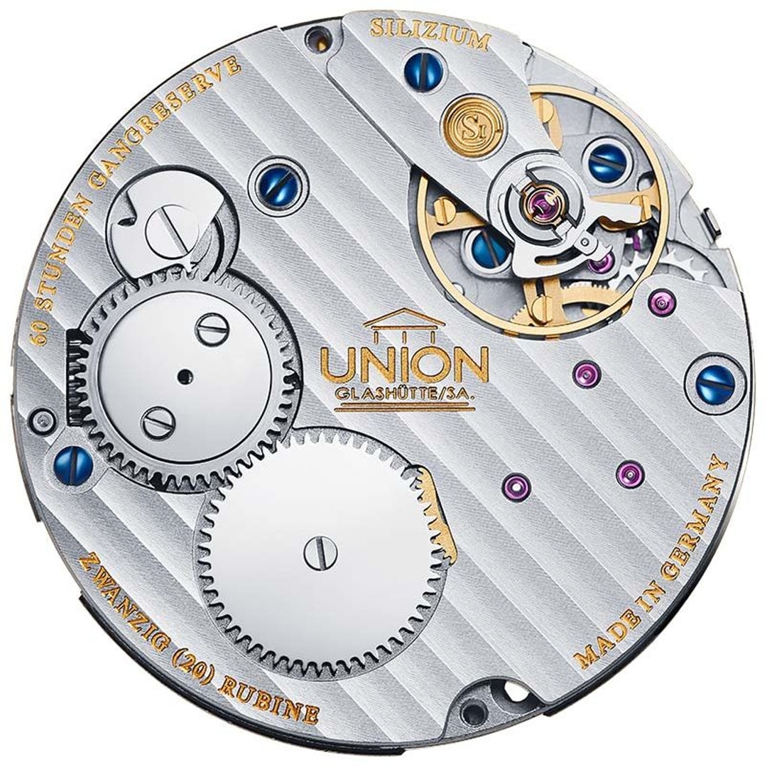Union Glashütte 1893 Johannes Dürrstein Edition Mondphase Handaufzug Edelstahl