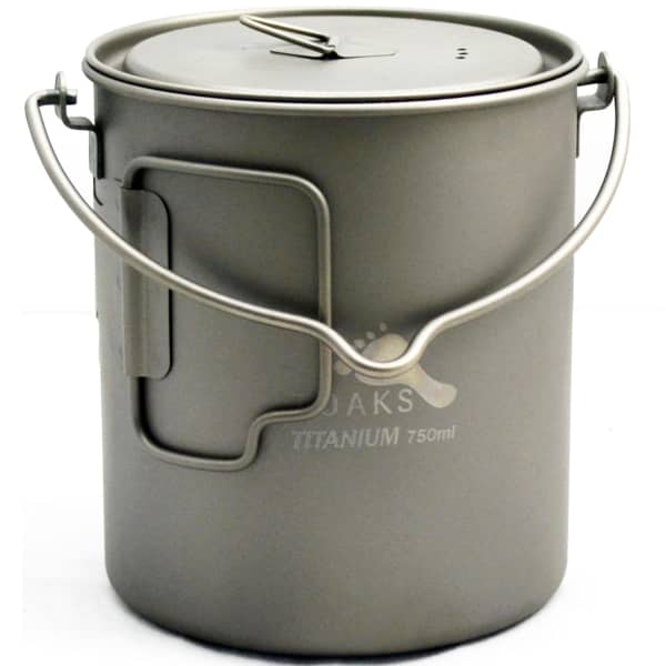 Popote randonnée TOAKS TITANIUM 750ML POT WITH BAIL HANDLE