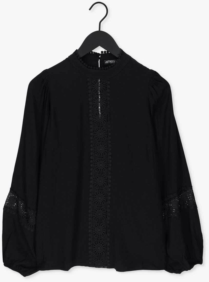 JANSEN AMSTERDAM zwarte jansen amsterdam blouse nilou