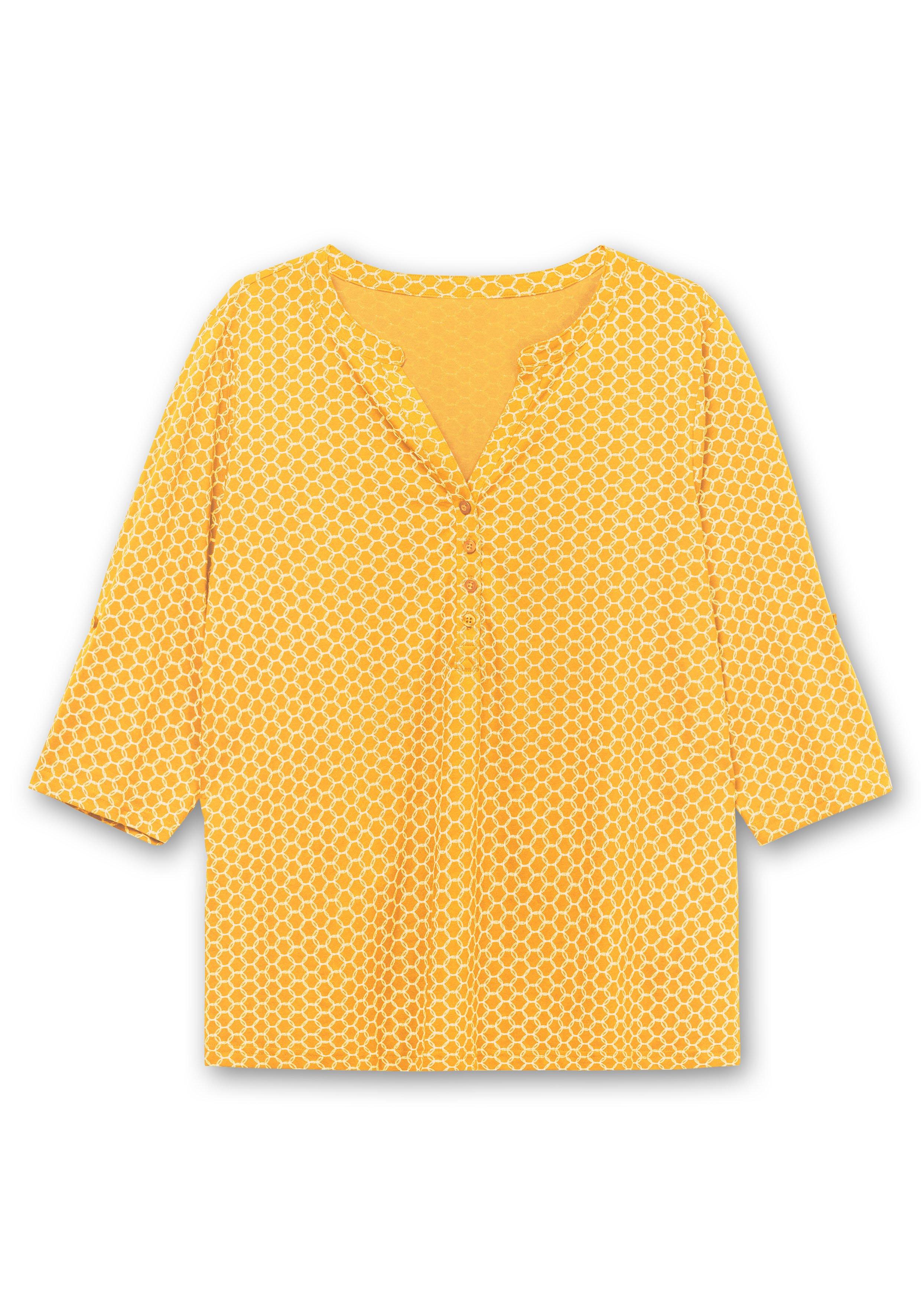 Shirt mit 3/4-Ärmeln und Grafikprint
