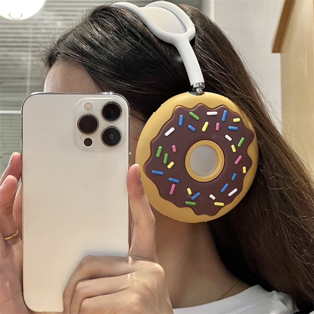 AirPods Max 3D Silikon Hülle Schutz Abdeckung - Donut