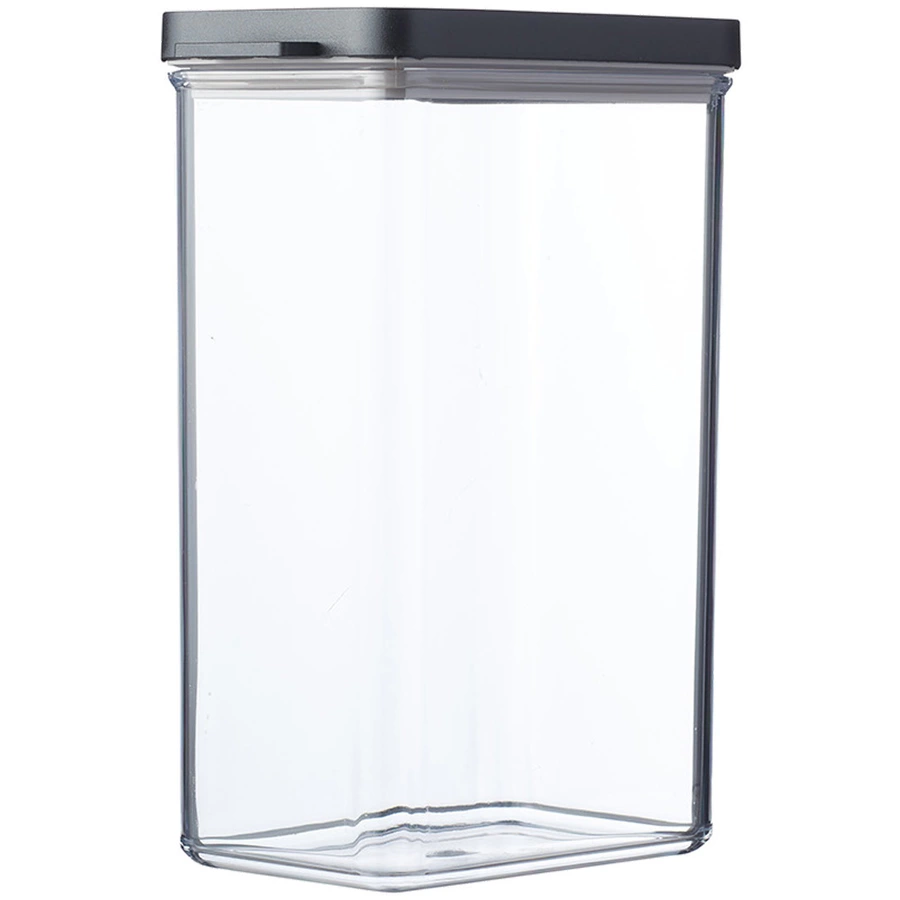 Mepal Vorratsdosen-Set Omnia 700 + 1100 + 2000 ml 6er Set schwarz