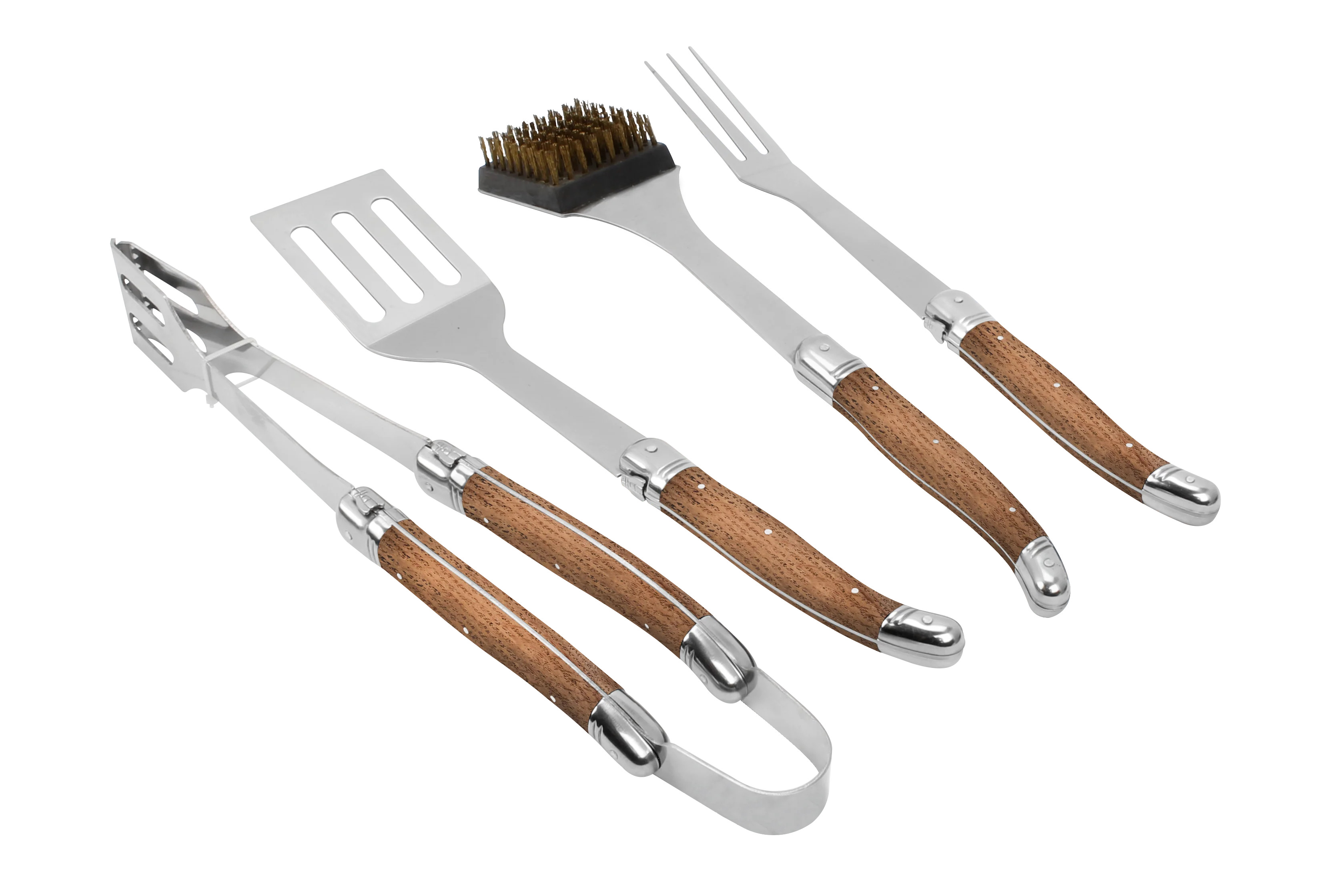 Laguiole by Hâws  Laguiole by Hâws grillsæt, Oak - 4 dele