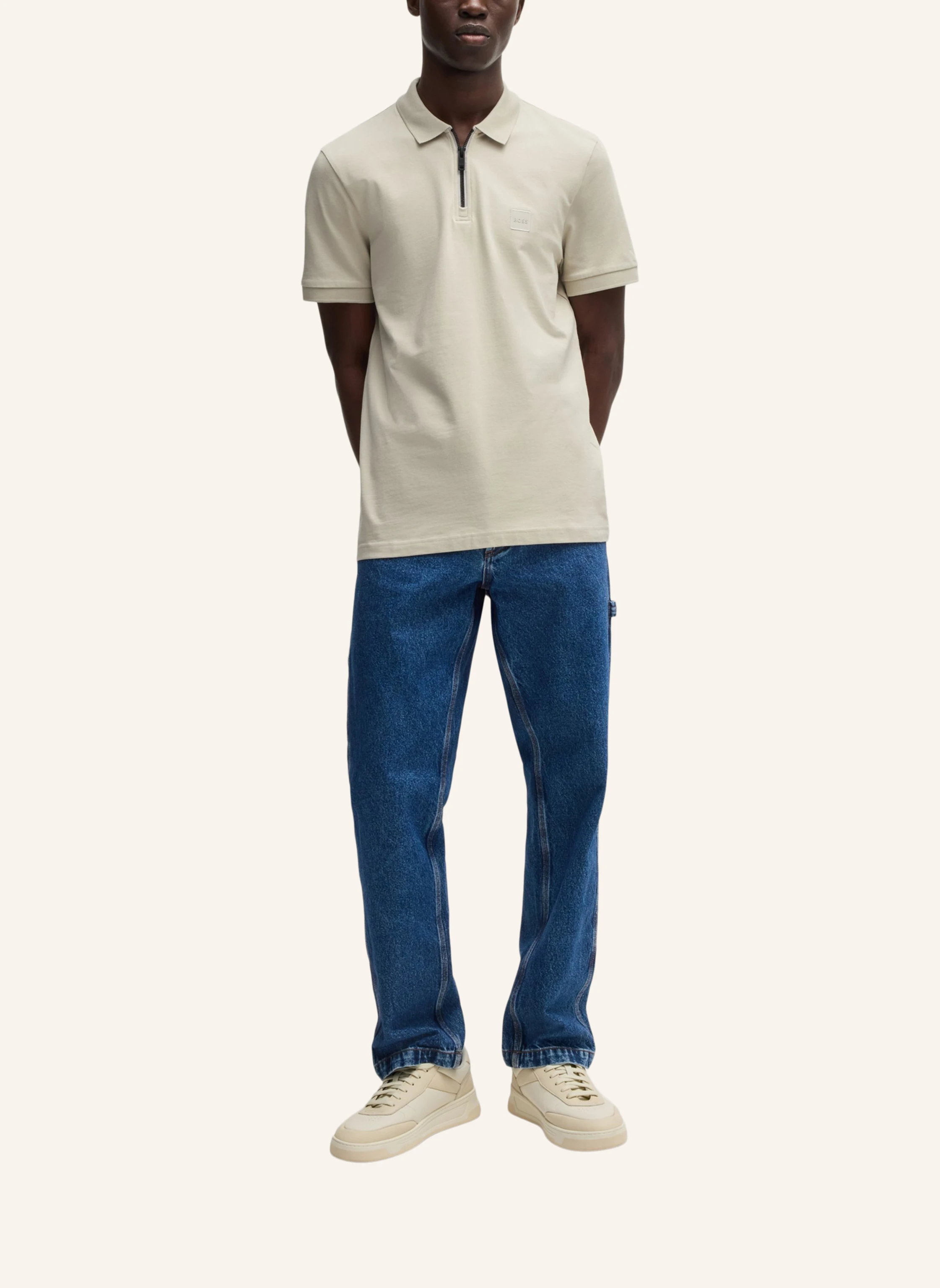 BOSS Poloshirt PASSERZIP Slim Fit