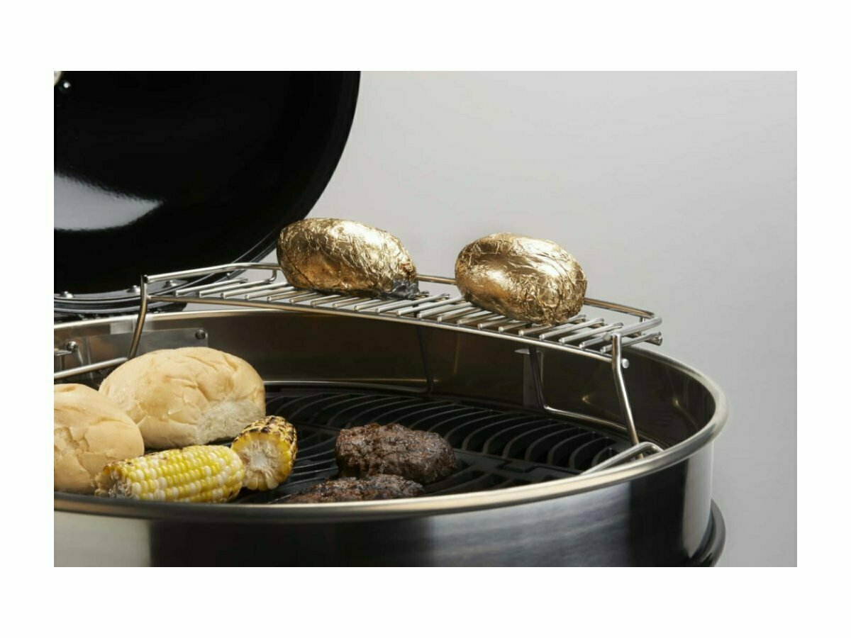 Napoleon houtskool bbq 57 cm warmhoudrooster