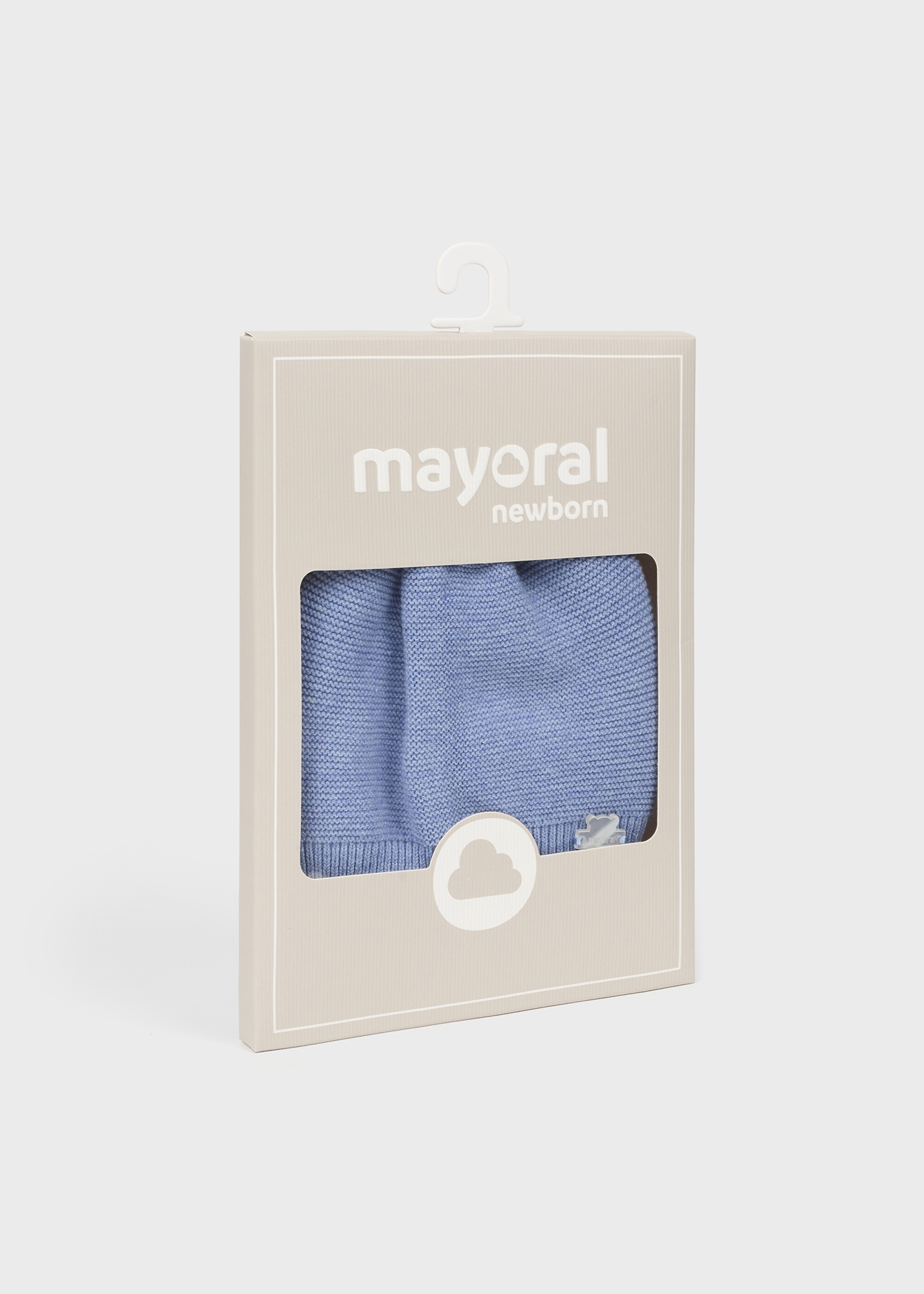 Gorro de malha de algodão sustentável para recém-nascidos