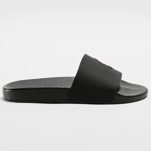 Claquettes Polo Slide Noir Rouge