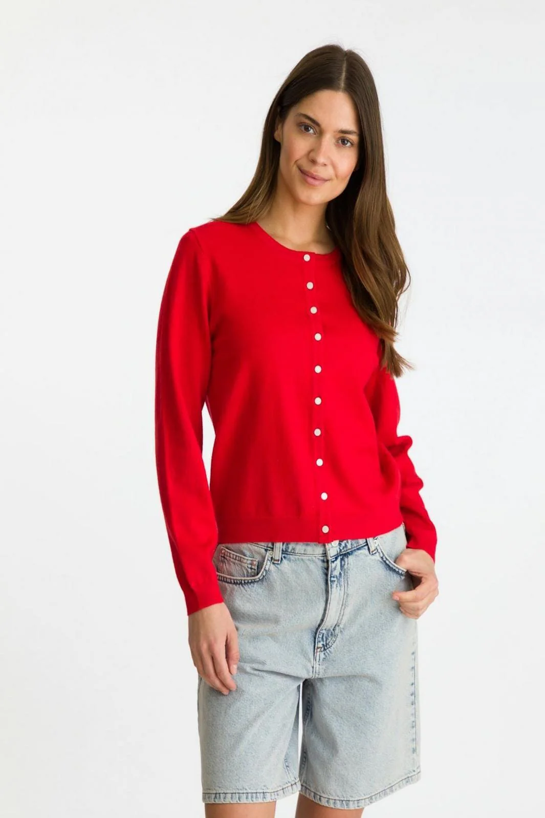 Neo Noir Jilla Heavy Knit Cardigan