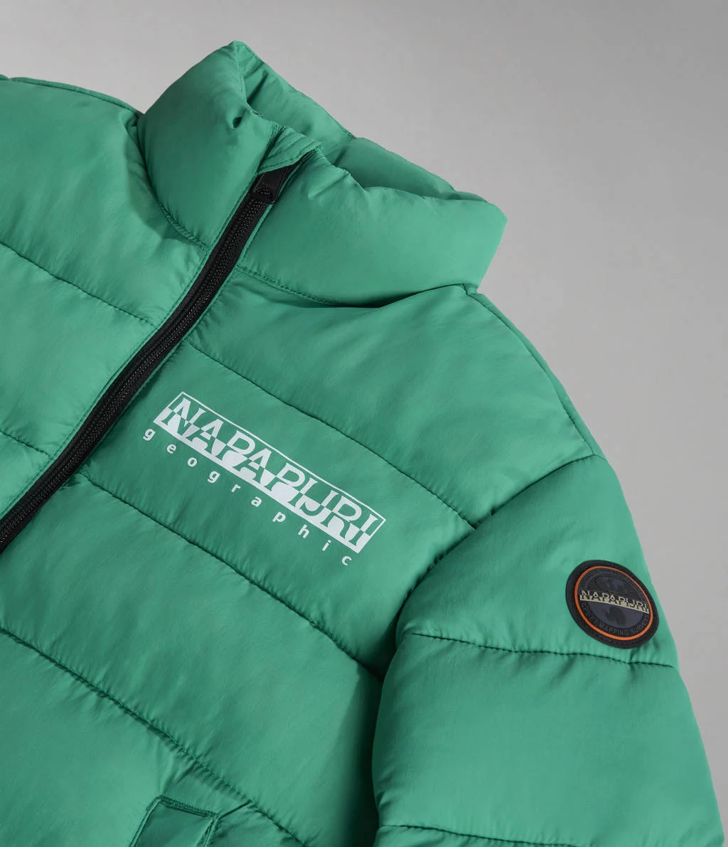 Napapijri gewatteerde winterjas K A-BACHAR met logo frisgroen