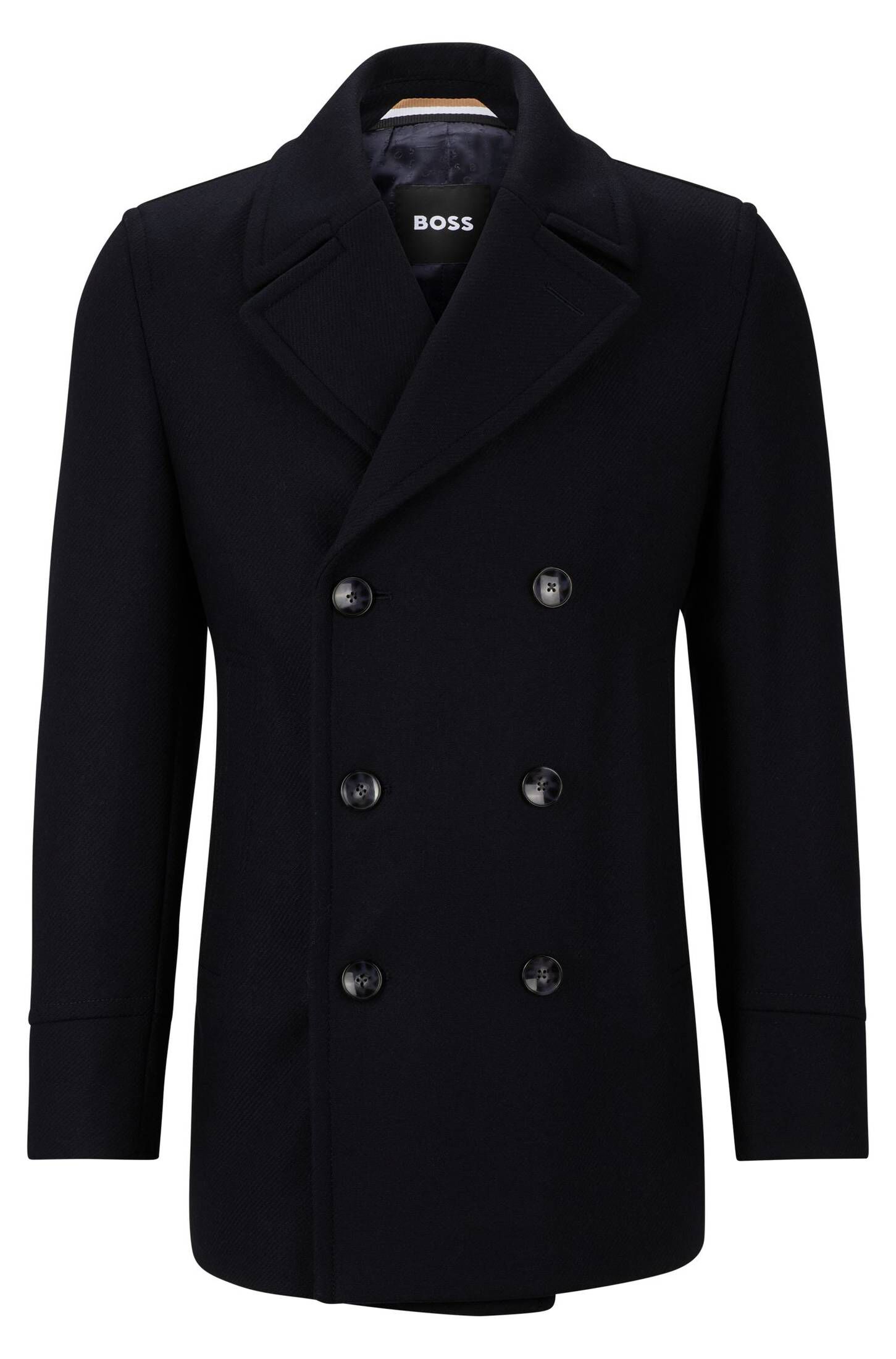 BOSS| Herren Mantel H-HYDE-PCOAT-234 mit Wolle Relaxed Fit