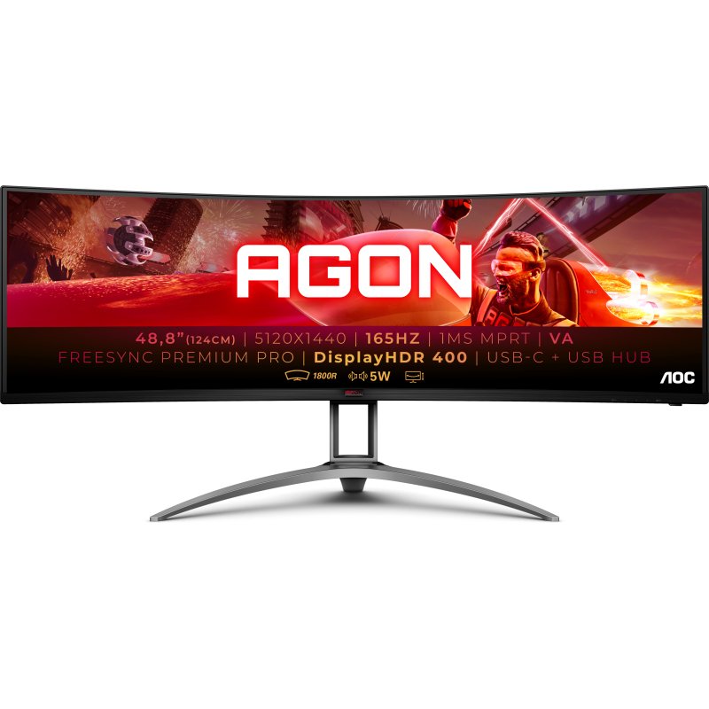 AOC B2 AG493UCX2 écran plat de PC 124 cm (48.8