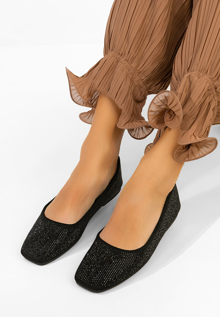 Ballerines élégantes noirs Jeffery