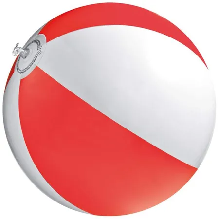 Macma Strandball rot-weiß