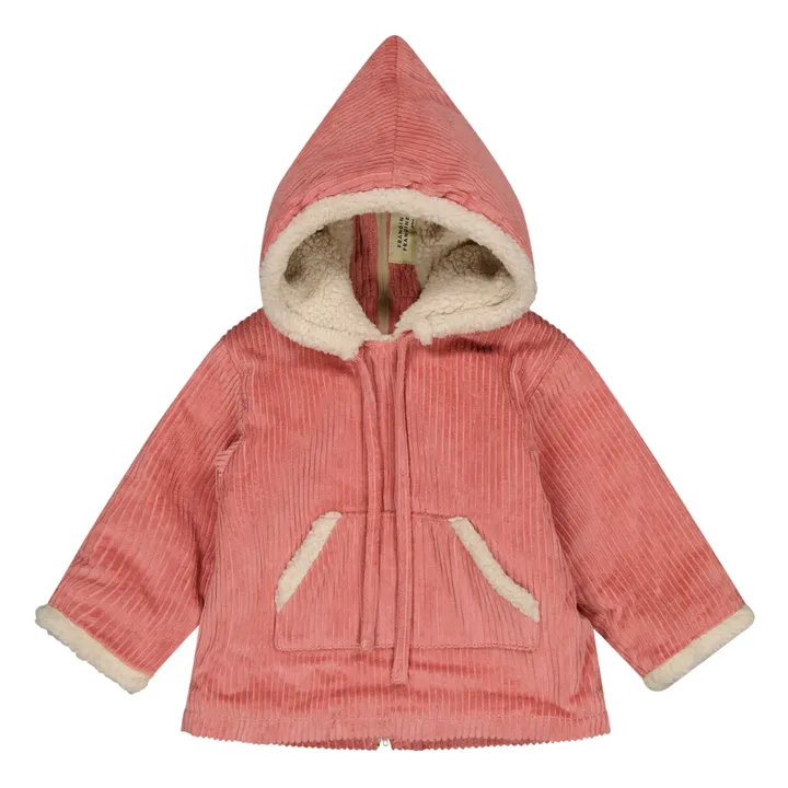 Frangin Frangine Sweat Capuche Velours Casimir | Rose