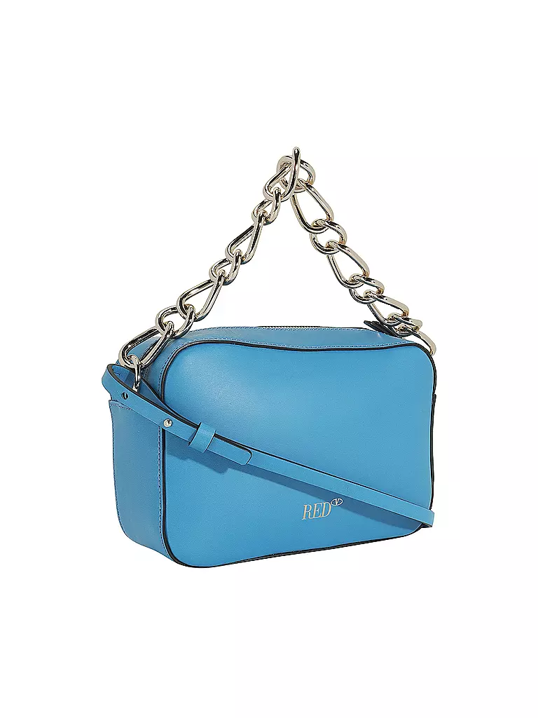 RED (V) Ledertasche - Umhängetasche blau